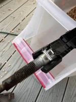 melted igniter plug bracket assembly.webp